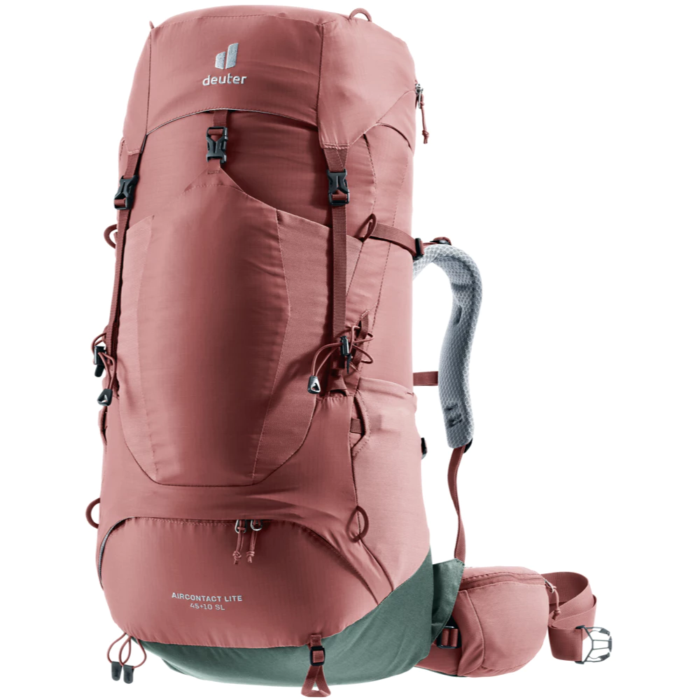 กระเป๋าเป้เดินป่า Deuter Aircontact Lite 45+10 SL Caspia-ivy_1